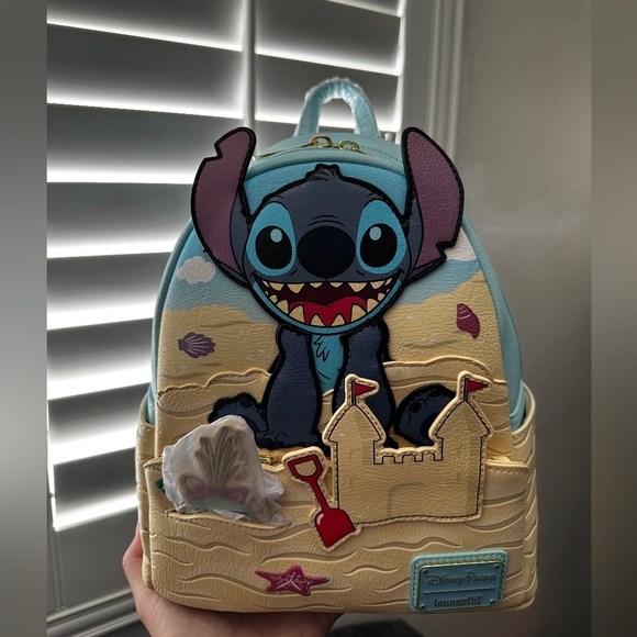 Stitch Sandcastle Mini Backpack - Picture 1 of 3